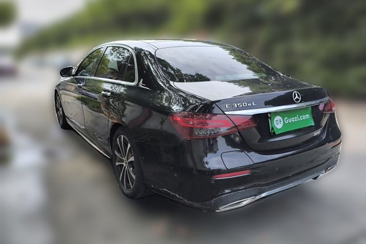 Used Mercedes-Benz E-Class New Energy 2022 E 350 e L Plug-in Hybrid Sports Sedan Rear Left 45 Deg