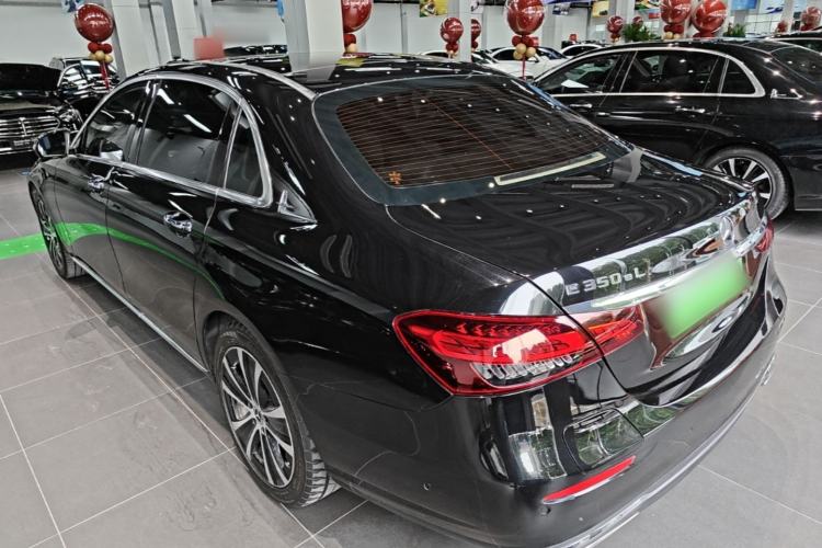 Used Mercedes-Benz E-Class New Energy 2022 E 350 e L Plug-in Hybrid Sedan Rear Left 45 Deg