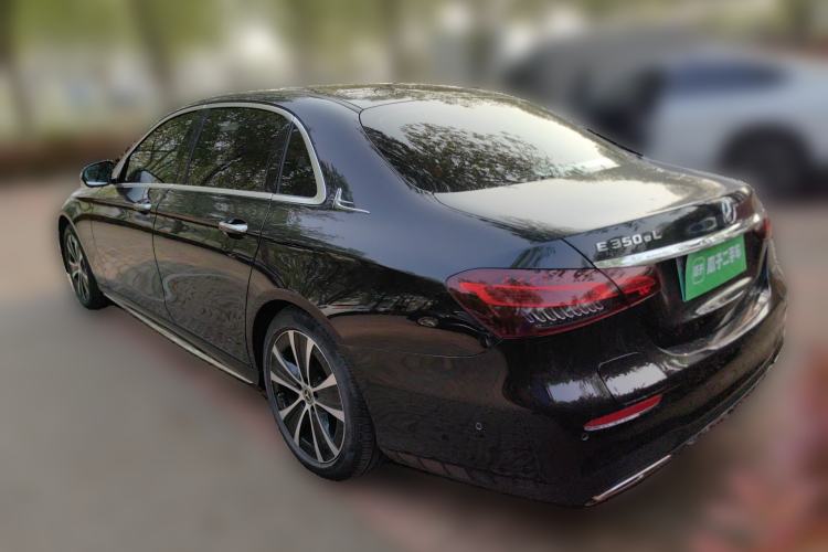Used Mercedes-Benz E-Class New Energy 2022 Second Facelift E 350 e L Plug-in Hybrid Sports Sedan Rear Left 45 Deg