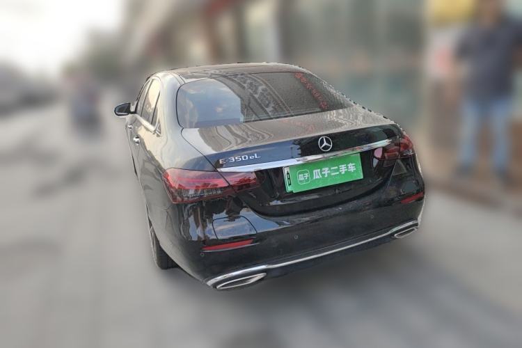 Used Mercedes-Benz E-Class New Energy 2022 Second Facelift E 350 e L Plug-in Hybrid Sports Sedan Rear Left 45 Deg