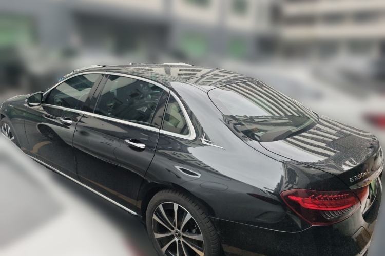 Used Mercedes-Benz E-Class New Energy 2022 Restyled E 350 e L Plug-in Hybrid Sports Sedan Rear Left 45 Deg