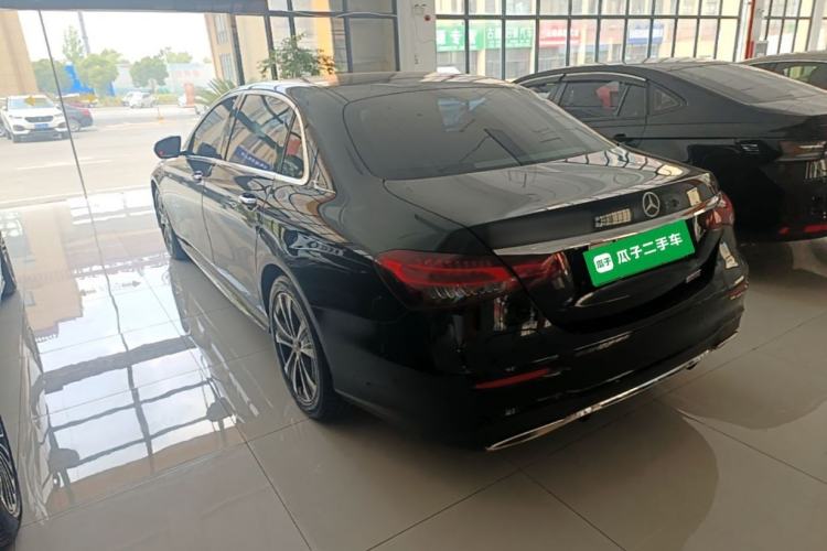Used Mercedes-Benz E-Class New Energy 2022 Restyled E 350 e L Plug-in Hybrid Sports Sedan Rear Left 45 Deg