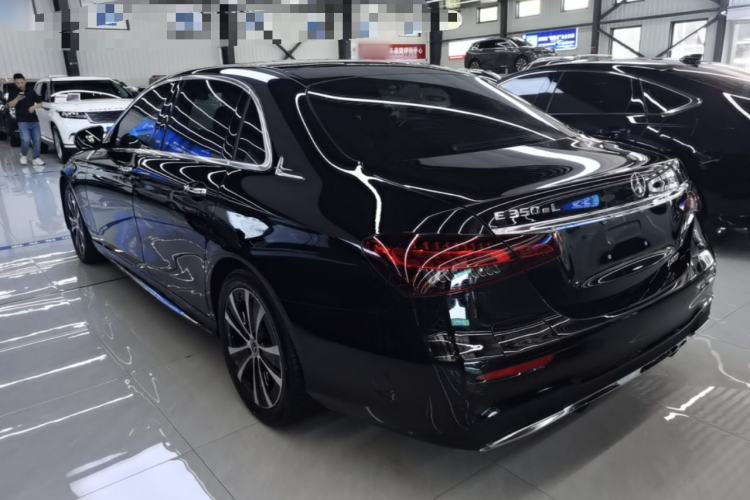 Used Mercedes-Benz E-Class New Energy 2022 Restyled E 350 e L Plug-in Hybrid Sports Sedan Rear Left 45 Deg