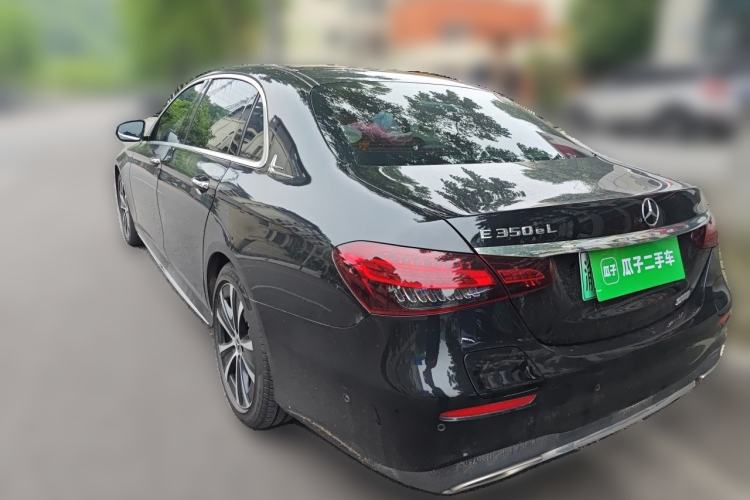Used Mercedes-Benz E-Class New Energy 2022 Restyled E 350 e L Plug-in Hybrid Sports Sedan Rear Left 45 Deg