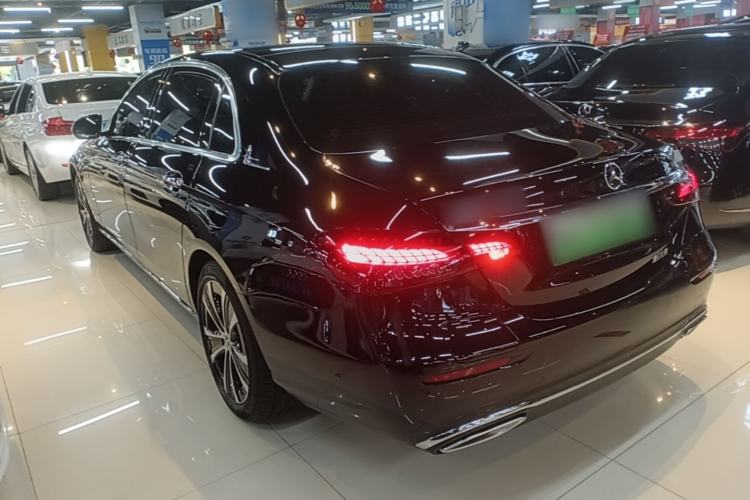 Used Mercedes-Benz E-Class New Energy 2022 Second Facelift E 350 e L Plug-in Hybrid Sedan Rear Left 45 Deg