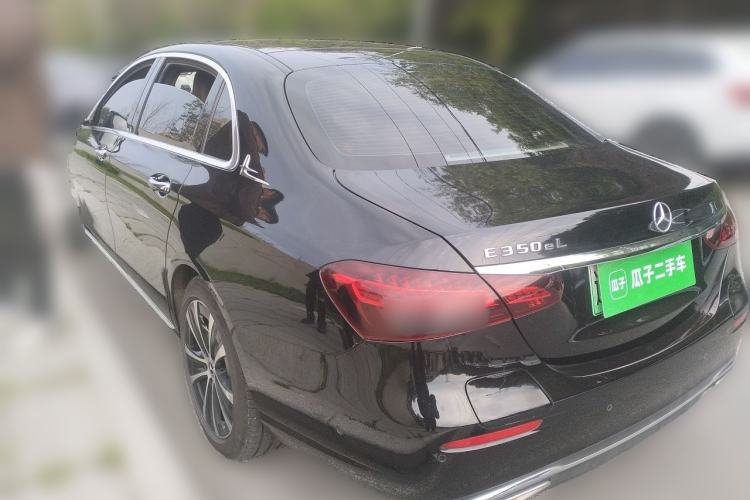 Used Mercedes-Benz E-Class New Energy 2022 Second Facelift E 350 e L Plug-in Hybrid Sedan Rear Left 45 Deg