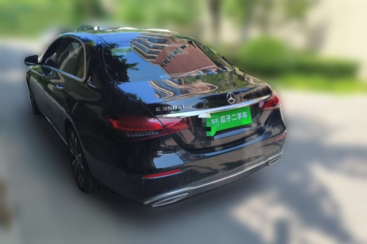 Used Mercedes-Benz E-Class New Energy 2022 Facelift E 350 e L Plug-in Hybrid Sedan Rear Left 45 Deg