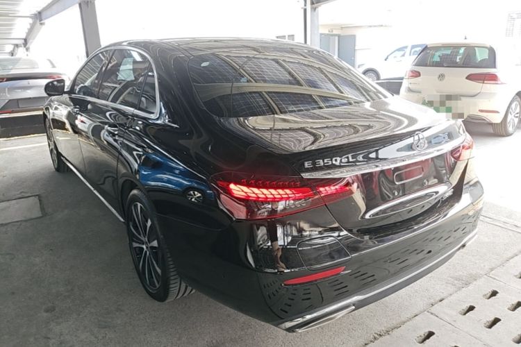Used Mercedes-Benz E-Class New Energy 2022 Second Facelift E 350 e L Plug-in Hybrid Sedan Rear Left 45 Deg