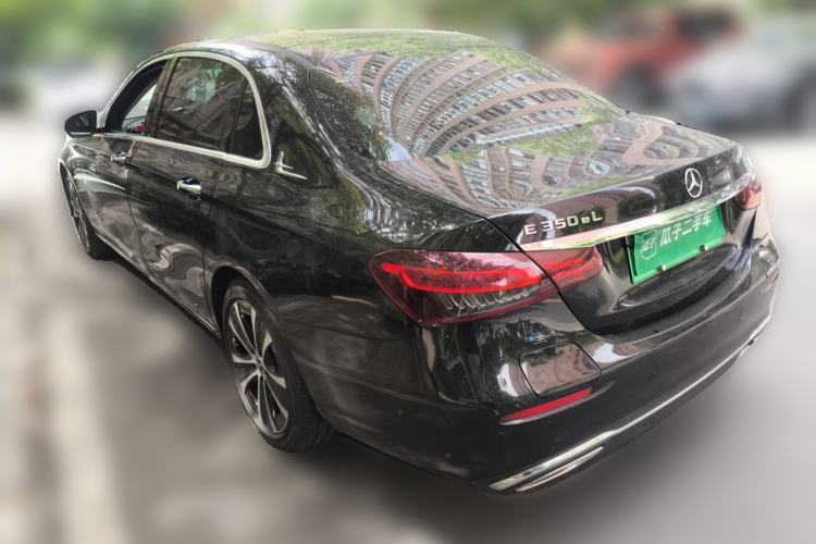 Used Mercedes-Benz E-Class New Energy 2022 Second Facelift E 350 e L Plug-in Hybrid Sedan Rear Left 45 Deg