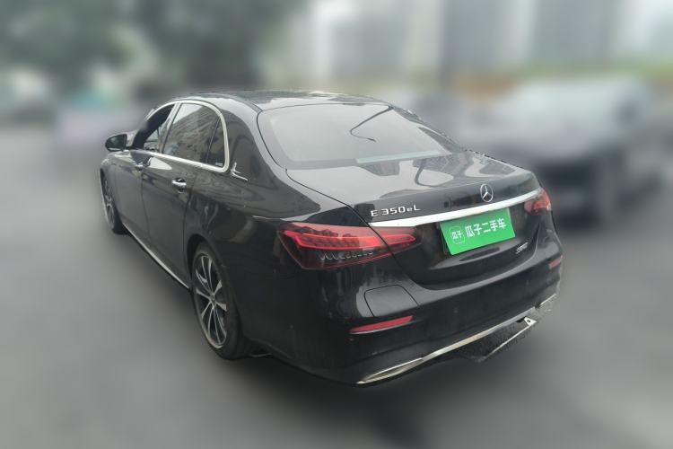 Used Mercedes-Benz E-Class New Energy 2022 E 350 e L Plug-in Hybrid Sports Sedan Rear Left 45 Deg