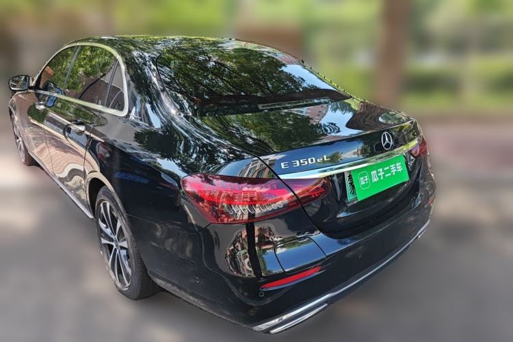 Used Mercedes-Benz E-Class New Energy 2022 Restyled E 350 e L Plug-in Hybrid Sports Sedan Rear Left 45 Deg