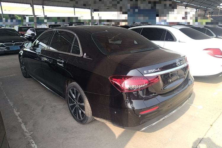 Used Mercedes-Benz E-Class New Energy 2022 E 350 e L Plug-in Hybrid Sports Sedan Rear Left 45 Deg