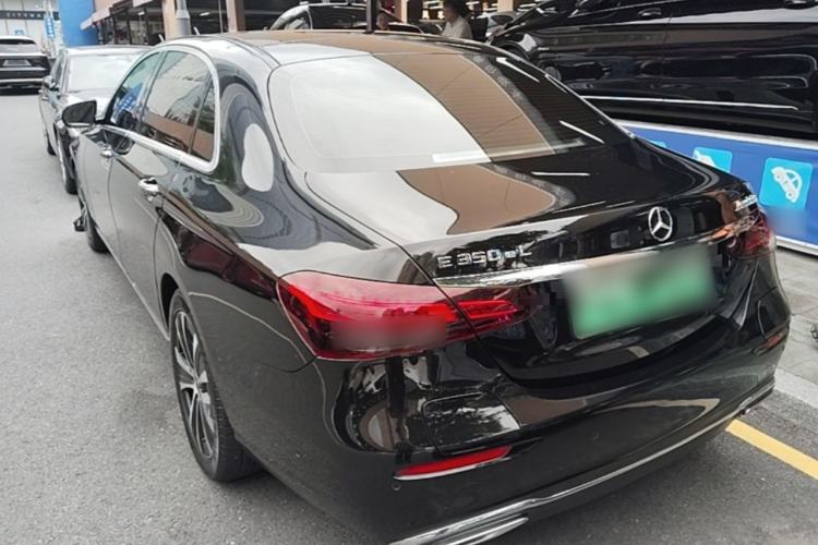 Used Mercedes-Benz E-Class New Energy 2022 Facelift E 350 e L Plug-in Hybrid Sedan Rear Left 45 Deg