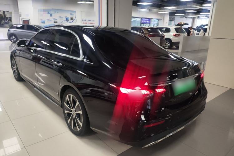 Used Mercedes-Benz E-Class New Energy 2022 Second Facelift E 350 e L Plug-in Hybrid Sports Sedan Rear Left 45 Deg