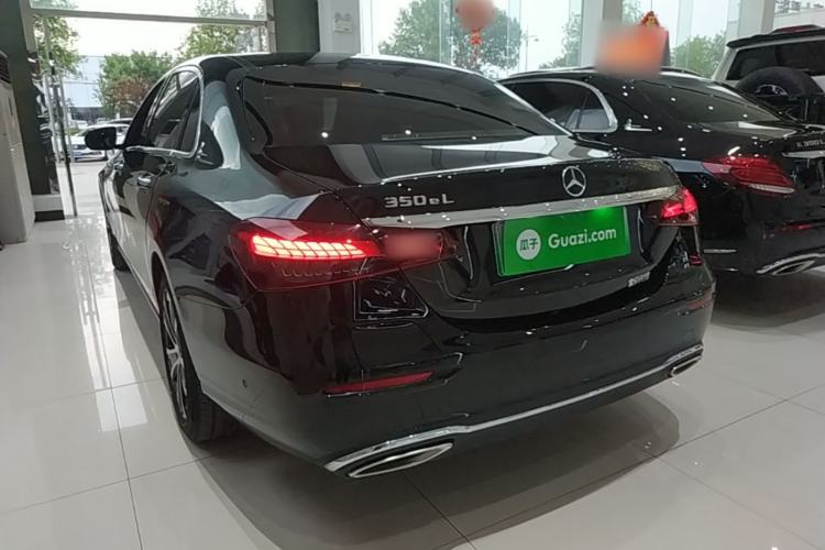 Used Mercedes-Benz E-Class New Energy 2022 Facelift E 350 e L Plug-in Hybrid Sedan Rear Left 45 Deg