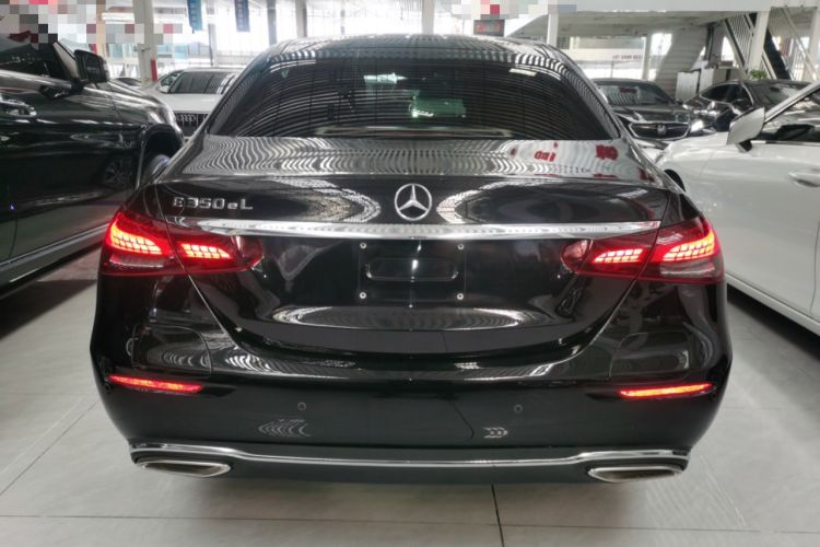 Used Mercedes-Benz E-Class New Energy 2022 Second Facelift E 350 e L Plug-in Hybrid Sedan Rear