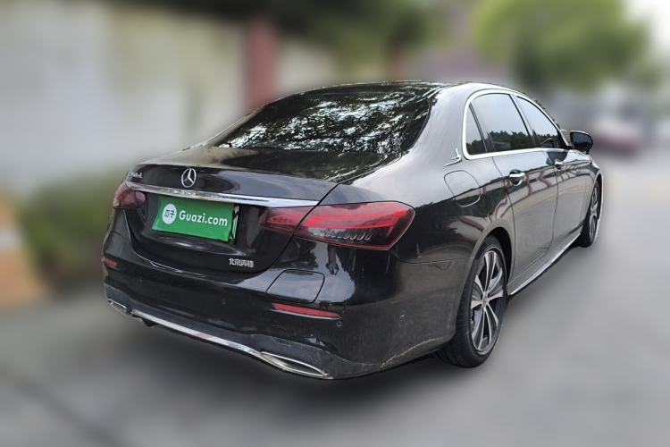 Used Mercedes-Benz E-Class New Energy 2022 E 350 e L Plug-in Hybrid Sports Sedan Rear Right 45 Deg