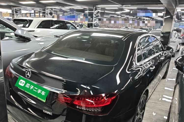 Used Mercedes-Benz E-Class New Energy 2022 Second Facelift E 350 e L Plug-in Hybrid Sedan Rear Right 45 Deg