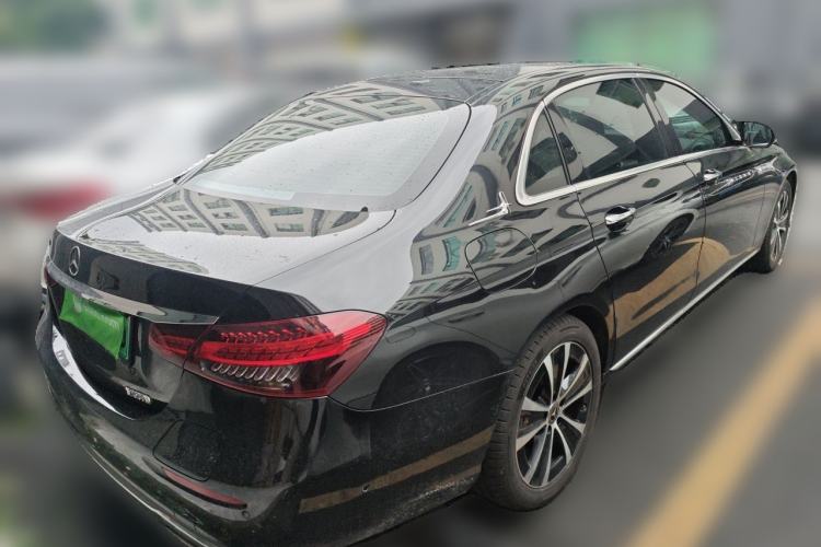 Used Mercedes-Benz E-Class New Energy 2022 Restyled E 350 e L Plug-in Hybrid Sports Sedan Rear Right 45 Deg