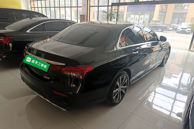 Used Mercedes-Benz E-Class New Energy 2022 Restyled E 350 e L Plug-in Hybrid Sports Sedan Rear Right 45 Deg