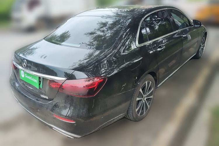 Used Mercedes-Benz E-Class New Energy 2022 Second Facelift E 350 e L Plug-in Hybrid Sedan Rear Right 45 Deg