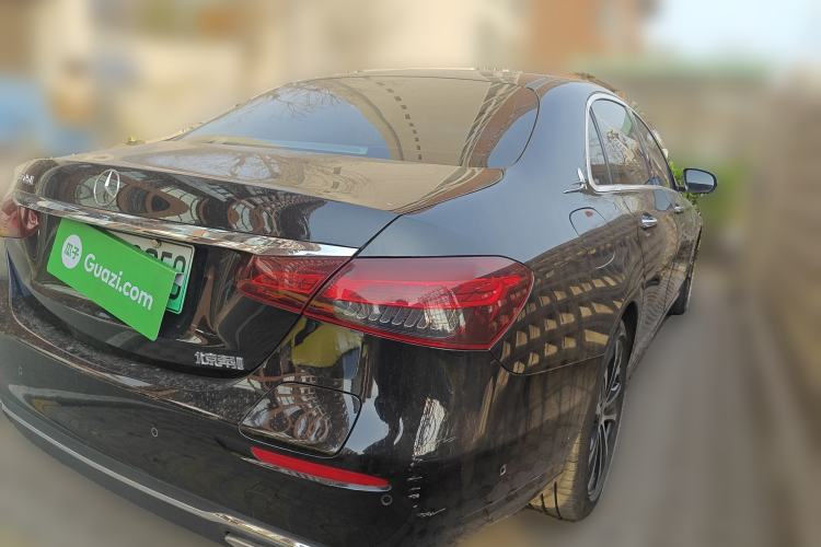 Used Mercedes-Benz E-Class New Energy 2022 Facelift E 350 e L Plug-in Hybrid Sedan Rear Right 45 Deg