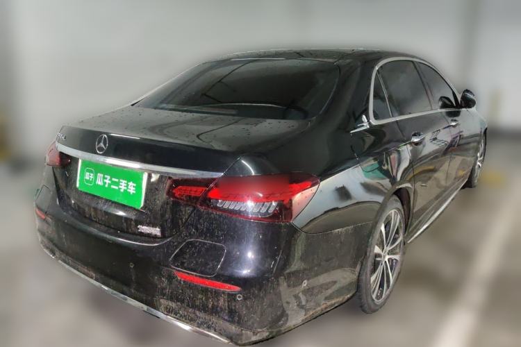 Used Mercedes-Benz E-Class New Energy 2022 E 350 e L Plug-in Hybrid Sports Sedan Rear Right 45 Deg