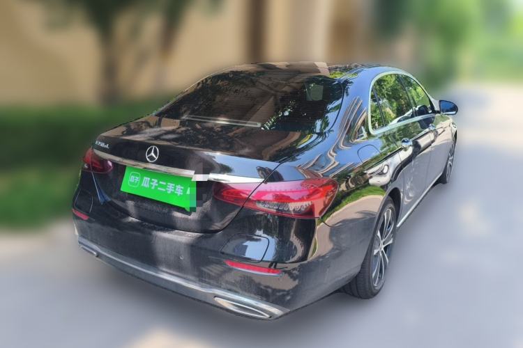 Used Mercedes-Benz E-Class New Energy 2022 Facelift E 350 e L Plug-in Hybrid Sedan Rear Right 45 Deg