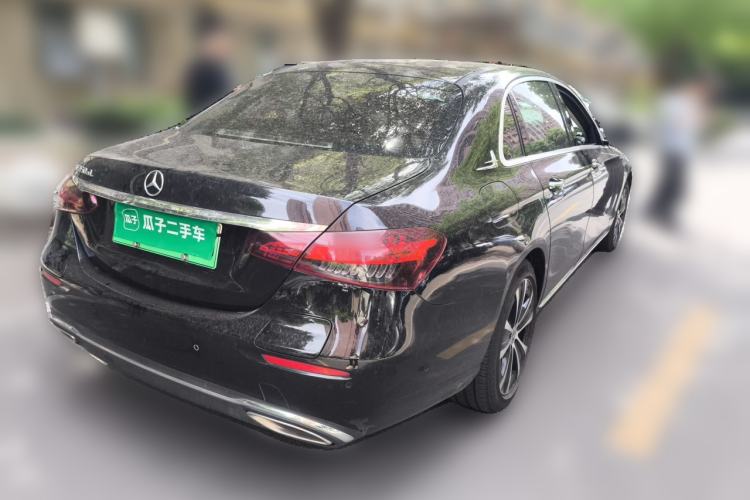 Used Mercedes-Benz E-Class New Energy 2022 Second Facelift E 350 e L Plug-in Hybrid Sedan Rear Right 45 Deg