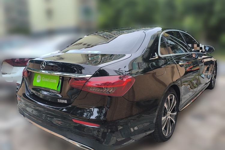 Used Mercedes-Benz E-Class New Energy 2022 Restyled E 350 e L Plug-in Hybrid Sports Sedan Rear Right 45 Deg