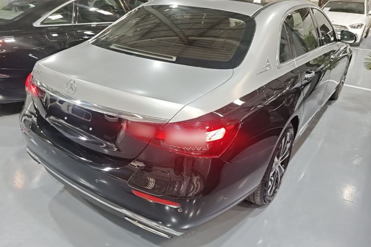 Used Mercedes-Benz E-Class New Energy 2022 Facelift E 350 e L Plug-in Hybrid Sedan Rear Right 45 Deg