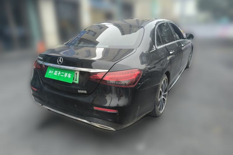 Used Mercedes-Benz E-Class New Energy 2022 E 350 e L Plug-in Hybrid Sports Sedan Rear Right 45 Deg