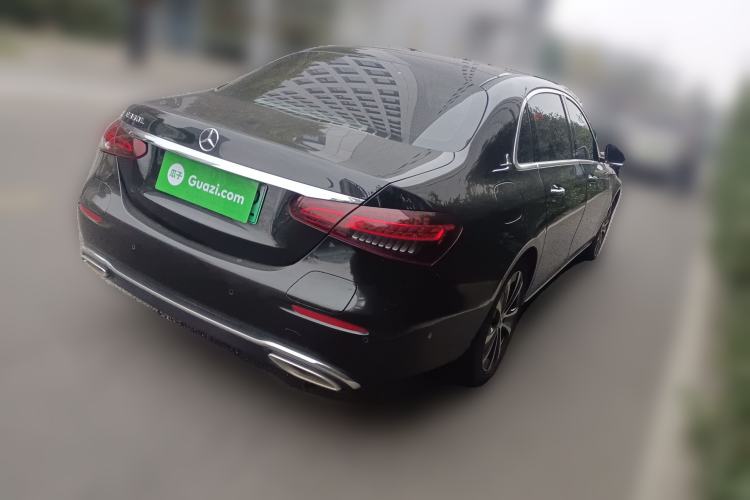 Used Mercedes-Benz E-Class New Energy 2022 Facelift E 350 e L Plug-in Hybrid Sedan Rear Right 45 Deg