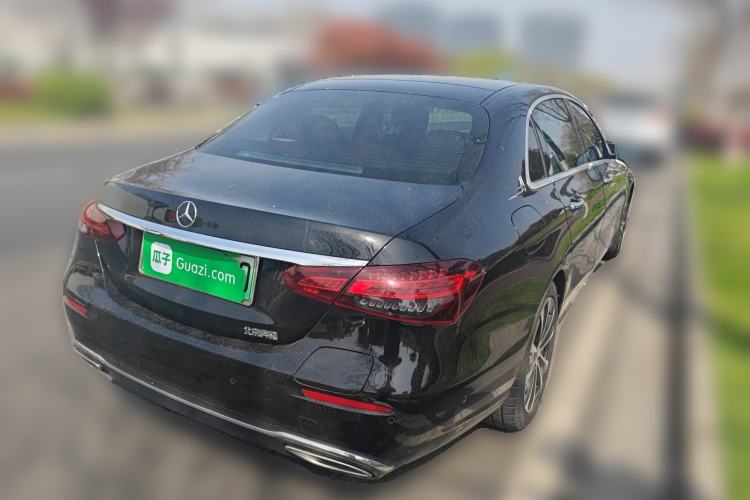 Used Mercedes-Benz E-Class New Energy 2022 E 350 e L Plug-in Hybrid Sedan Rear Right 45 Deg