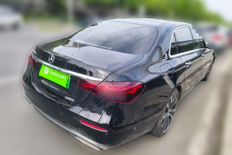 Used Mercedes-Benz E-Class New Energy 2022 Second Facelift E 350 e L Plug-in Hybrid Sedan Rear Right 45 Deg