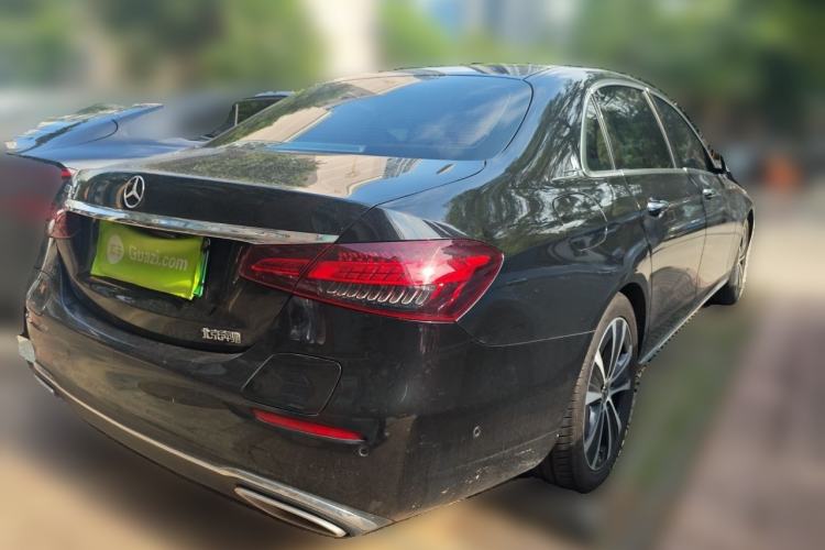 Used Mercedes-Benz E-Class New Energy 2022 Facelift E 350 e L Plug-in Hybrid Sedan Rear Right 45 Deg