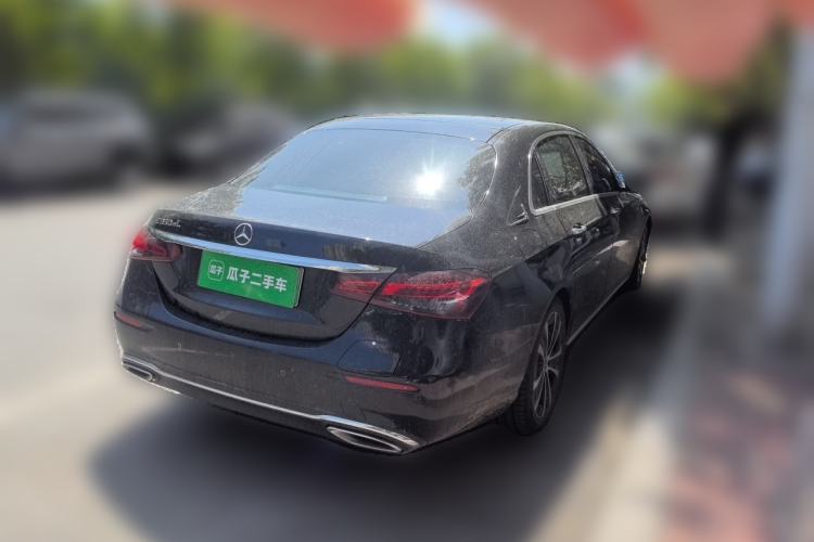 Used Mercedes-Benz E-Class New Energy 2022 Facelift E 350 e L Plug-in Hybrid Sedan Rear Right 45 Deg