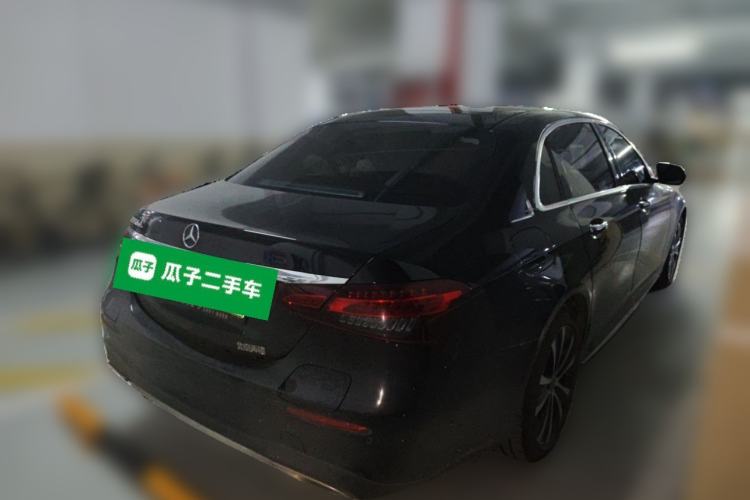 Used Mercedes-Benz E-Class New Energy 2022 E 350 e L Plug-in Hybrid Sports Sedan Rear Right 45 Deg