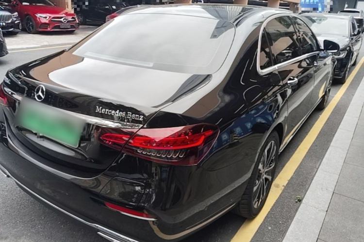 Used Mercedes-Benz E-Class New Energy 2022 Facelift E 350 e L Plug-in Hybrid Sedan Rear Right 45 Deg