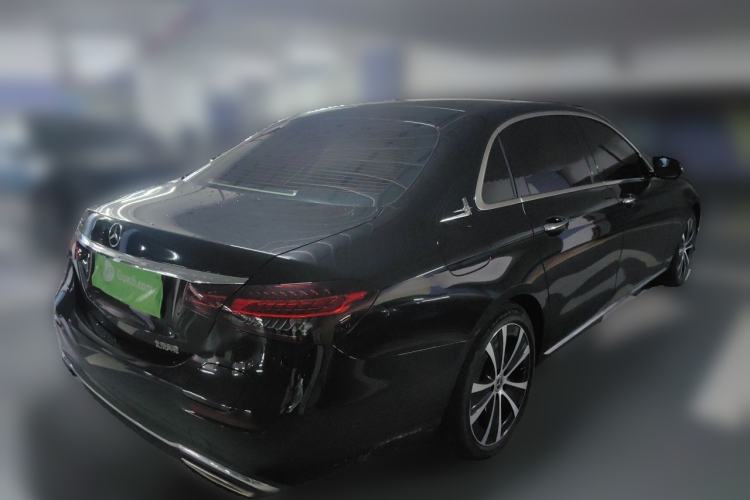 Used Mercedes-Benz E-Class New Energy 2022 E 350 e L Plug-in Hybrid Sports Sedan Rear Right 45 Deg