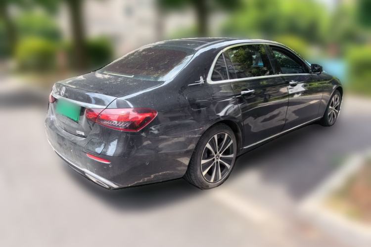 Used Mercedes-Benz E-Class New Energy 2022 Restyled E 350 e L Plug-in Hybrid Sports Sedan Rear Right 45 Deg