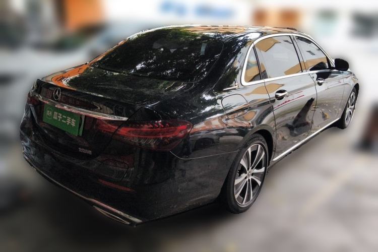 Used Mercedes-Benz E-Class New Energy 2022 Second Facelift E 350 e L Plug-in Hybrid Sedan Rear Right 45 Deg