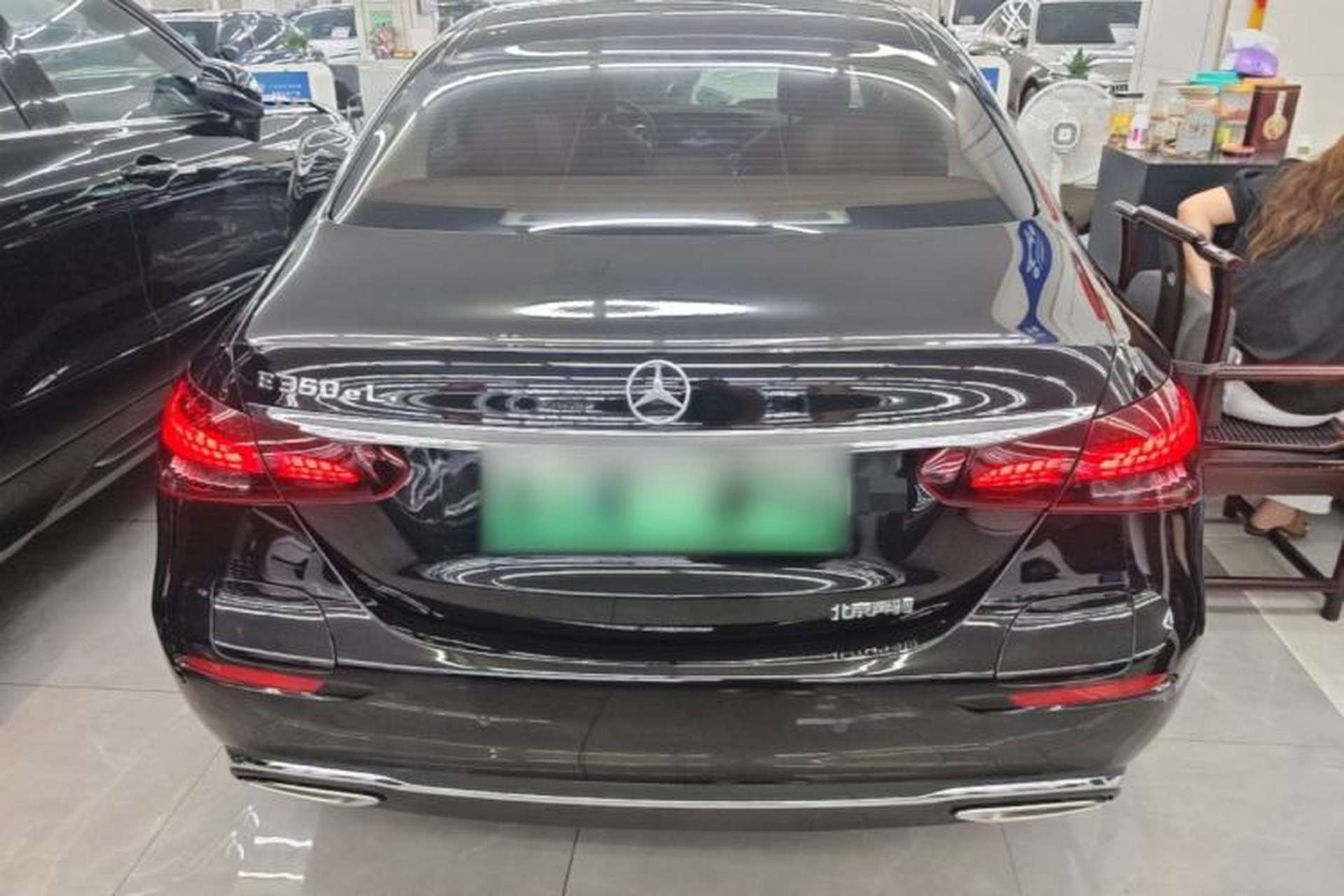 Used Mercedes-Benz E-Class New Energy 2022 Facelift E 350 e L Plug-in Hybrid Sedan Rear