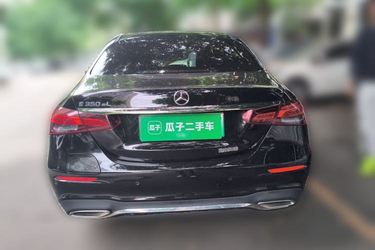 Used Mercedes-Benz E-Class New Energy 2022 Second Facelift E 350 e L Plug-in Hybrid Sports Sedan Rear