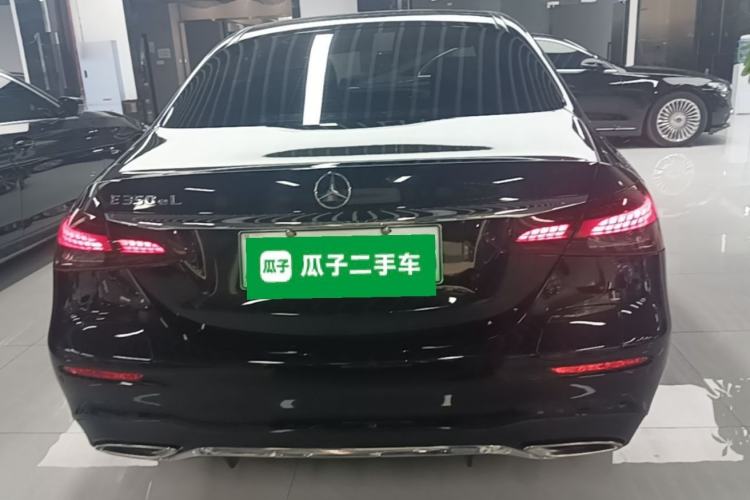 Used Mercedes-Benz E-Class New Energy 2022 Second Facelift E 350 e L Plug-in Hybrid Sports Sedan Rear