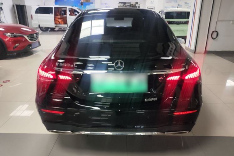 Used Mercedes-Benz E-Class New Energy 2022 Second Facelift E 350 e L Plug-in Hybrid Sports Sedan Rear