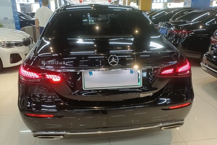 Used Mercedes-Benz E-Class New Energy 2022 Second Facelift E 350 e L Plug-in Hybrid Sedan Rear