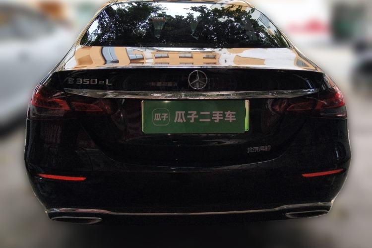 Used Mercedes-Benz E-Class New Energy 2022 Second Facelift E 350 e L Plug-in Hybrid Sedan Rear