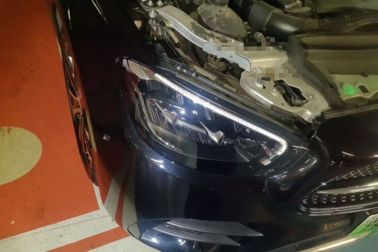 Used Mercedes-Benz E-Class New Energy 2022 Second Facelift E 350 e L Plug-in Hybrid Sports Sedan Right Front Headlight