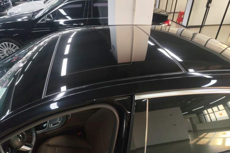 Used Mercedes-Benz E-Class New Energy 2022 Second Facelift E 350 e L Plug-in Hybrid Sports Sedan Roof